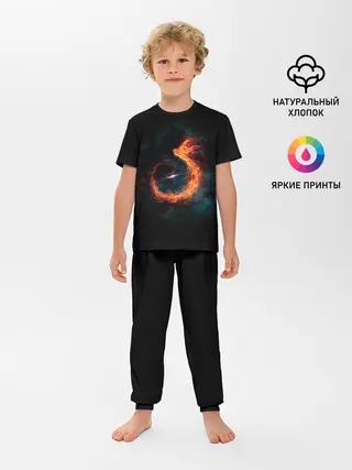 Детская пижама с брюками / Космический Феникс