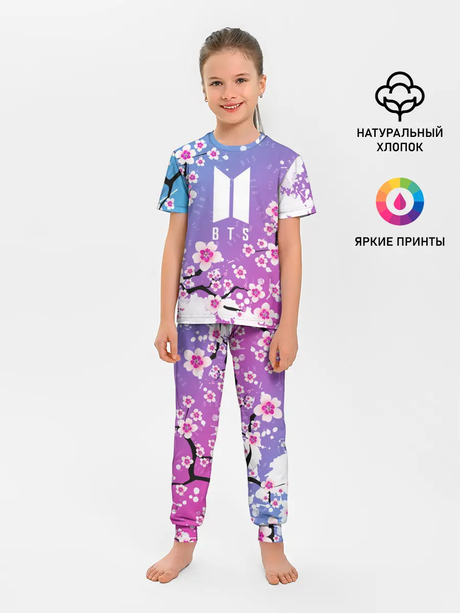 Детская пижама с брюками / BTS