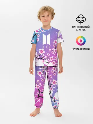 Детская пижама с брюками / BTS