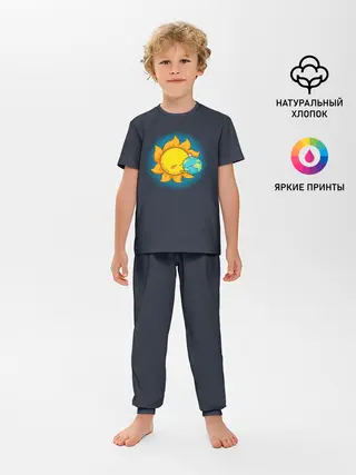 Детская пижама с брюками / Согрей моё сердце