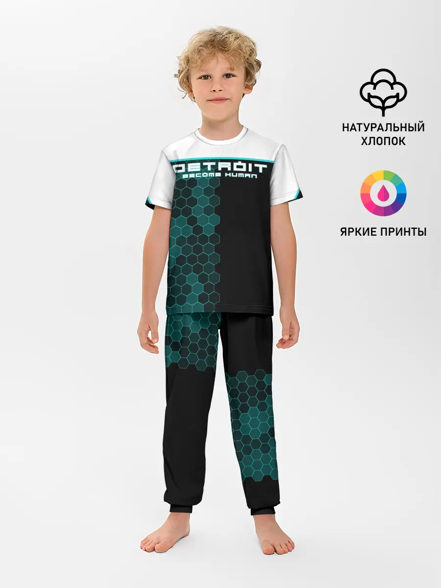 Детская пижама с брюками / Detroit become human
