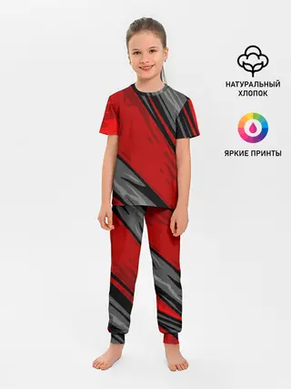 Детская пижама с брюками / Сиомбиотический стиль