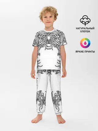 Детская пижама с брюками / Фэнтези мотылёк
