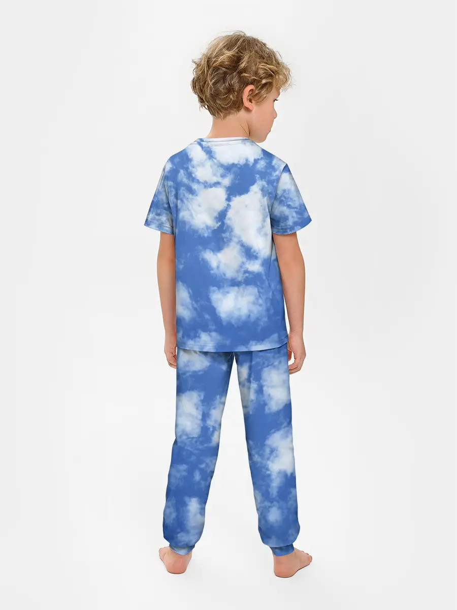 Детская пижама с брюками / ОБЛАКА