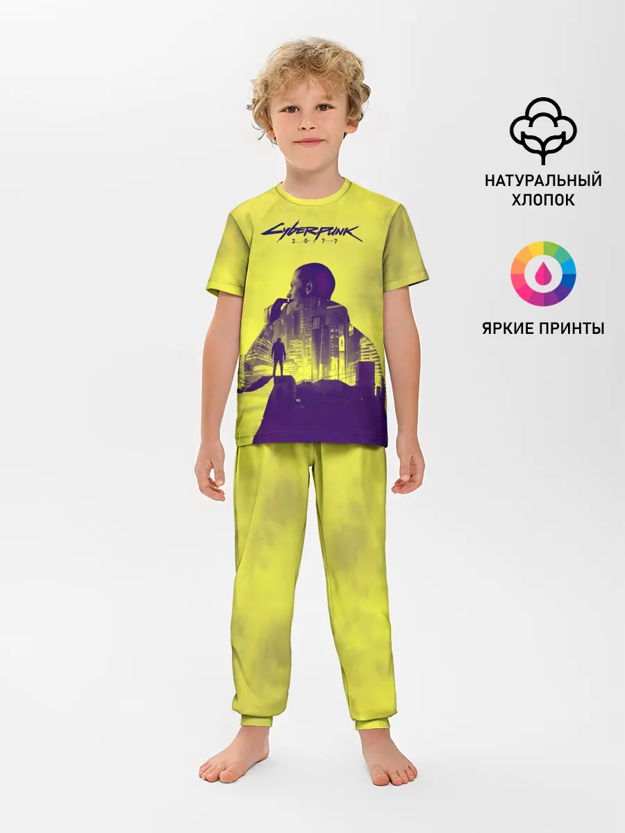 Детская пижама с брюками / Cyberpunk 2077