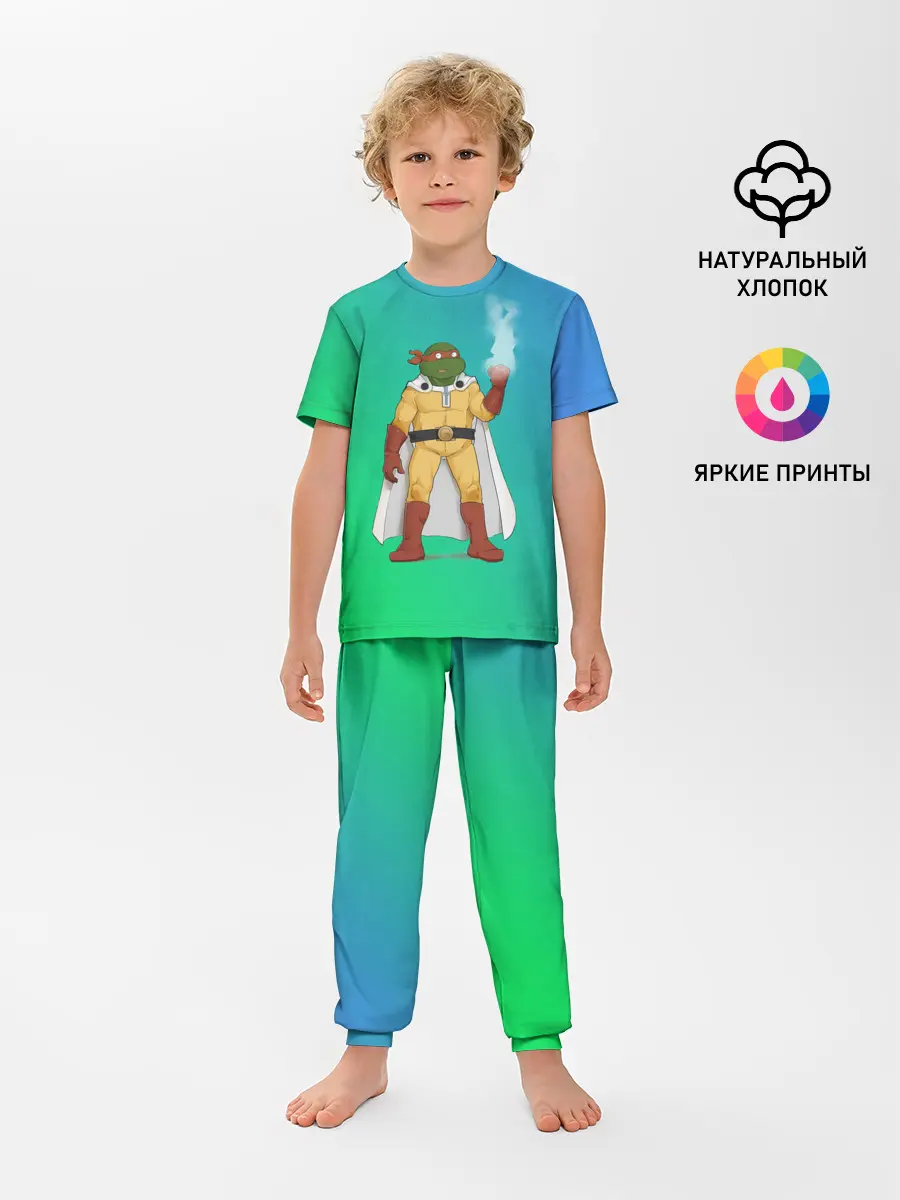 Детская пижама с брюками / Сайтама | One Punch Man