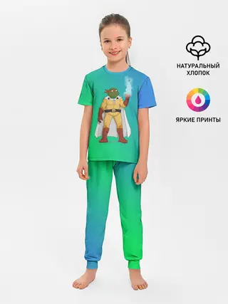 Детская пижама с брюками / Сайтама | One Punch Man