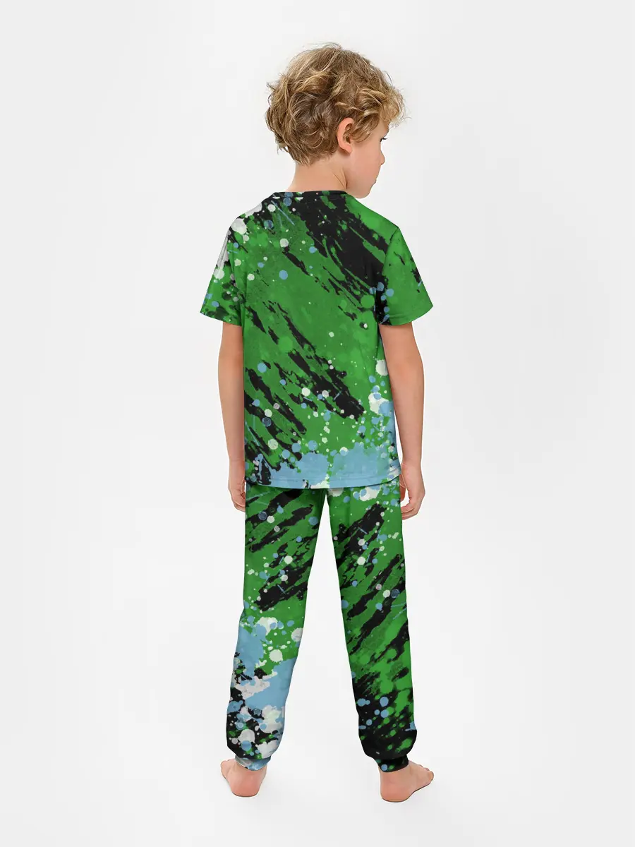 Детская пижама с брюками / Minecraft / Майнкрафт