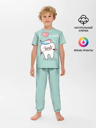 Детская пижама с брюками / Tooth