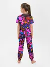 Детская пижама с брюками / Неоновое граффити