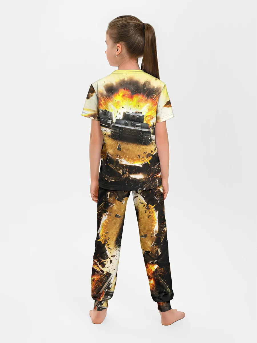 Детская пижама с брюками / ТАНКИ