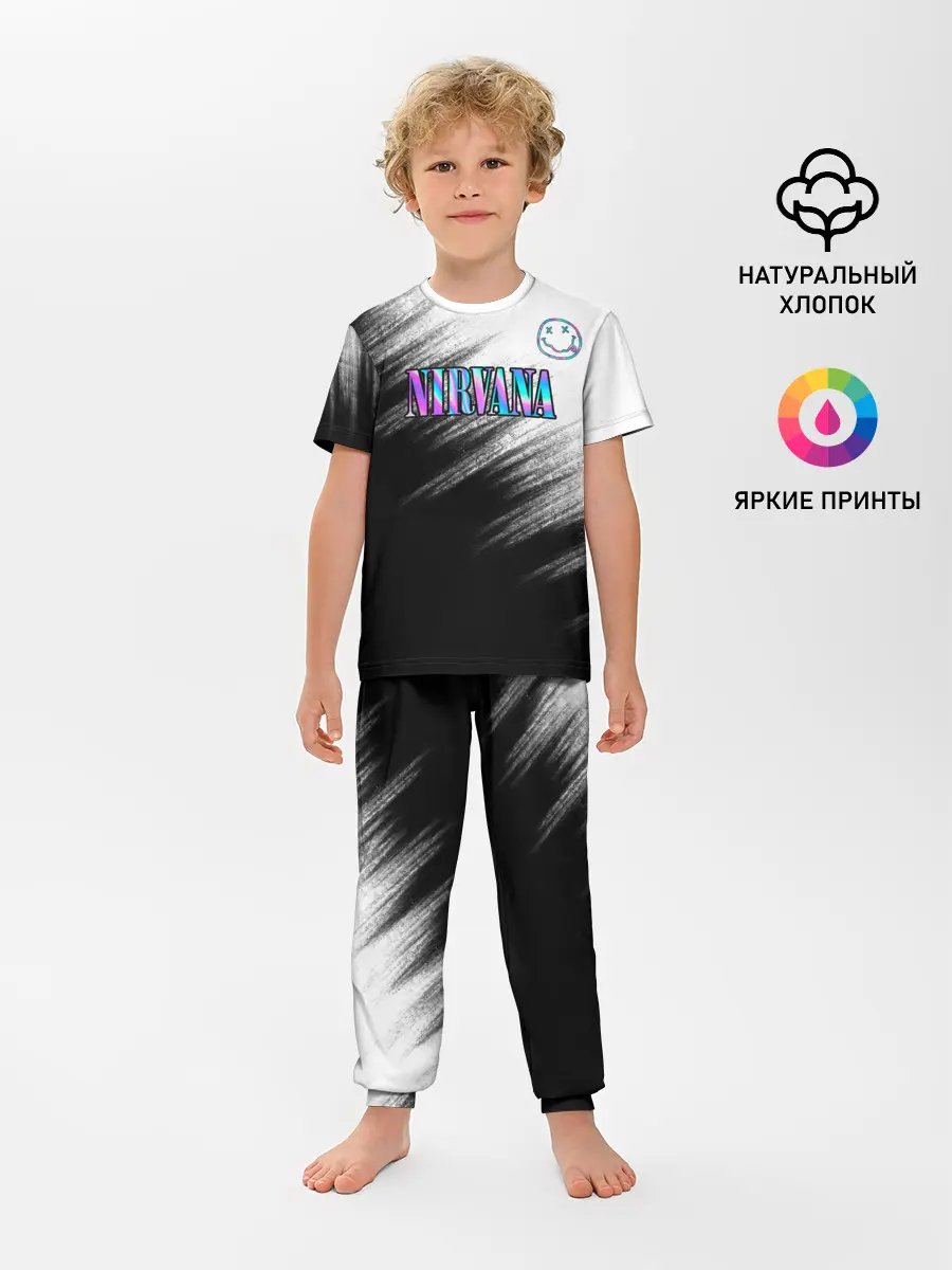 Детская пижама с брюками / nirvana
