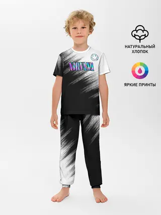 Детская пижама с брюками / nirvana