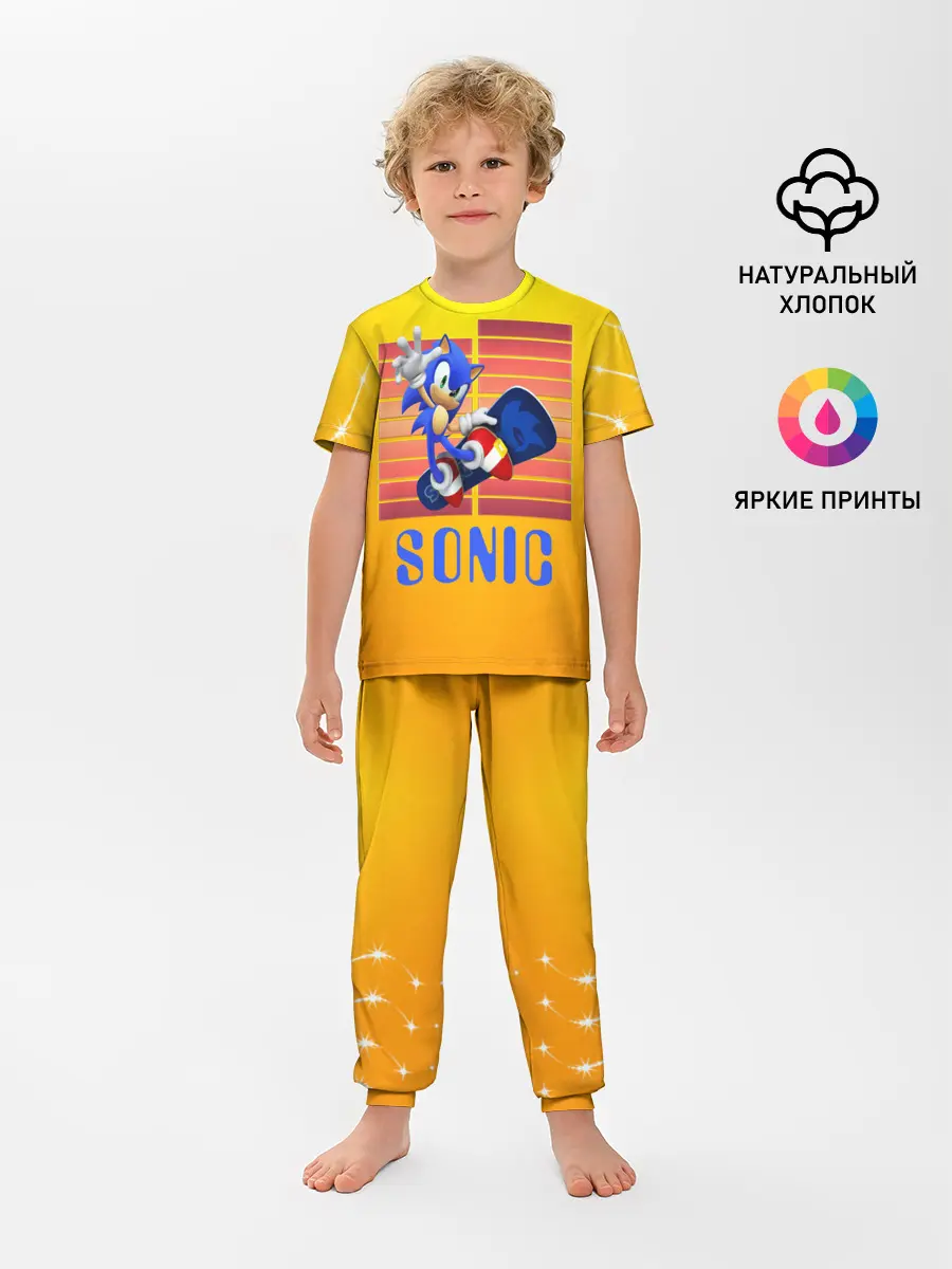 Детская пижама с брюками / Sonic - Соник