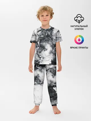 Детская пижама с брюками / МРАМОР