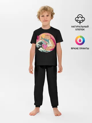 Детская пижама с брюками / CATZILLA