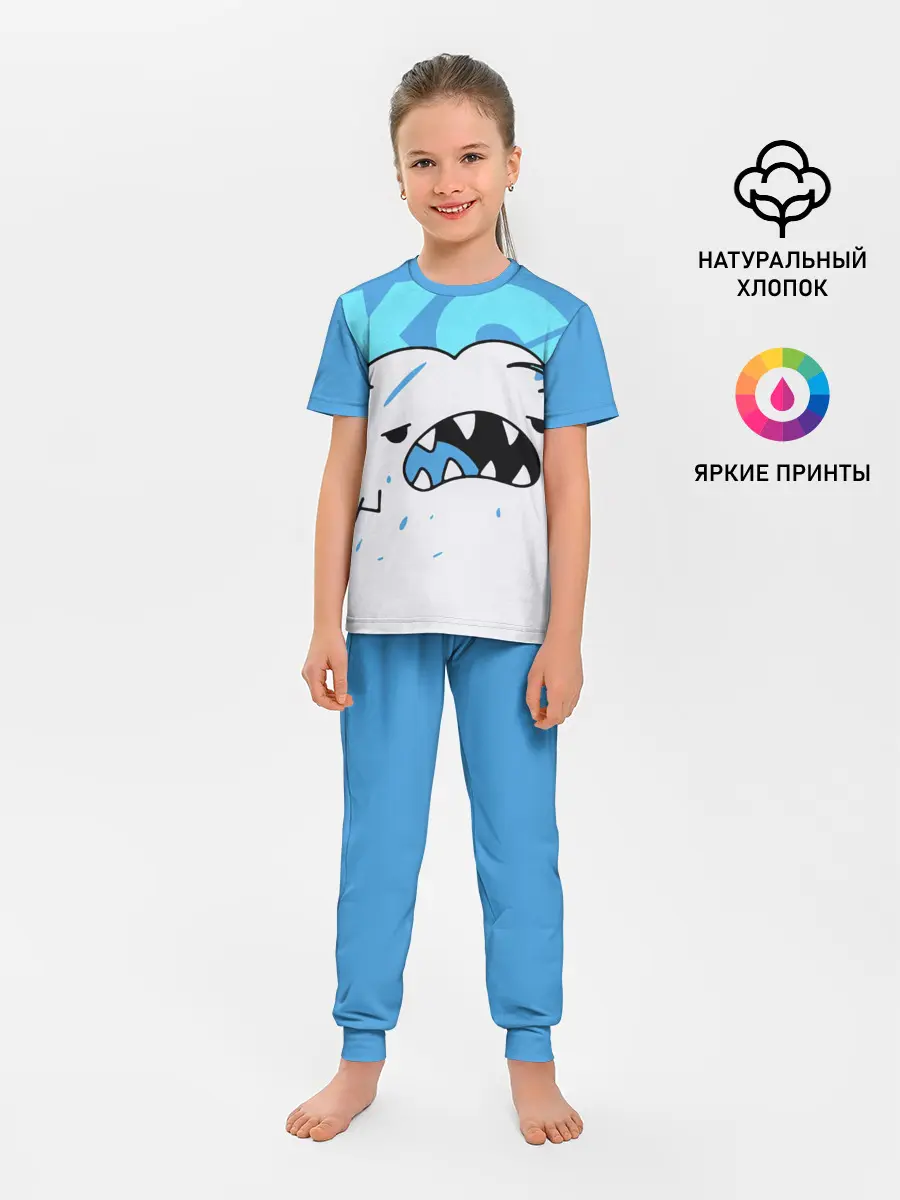 Детская пижама с брюками / SK8 the Infinity. Скейт Ланги