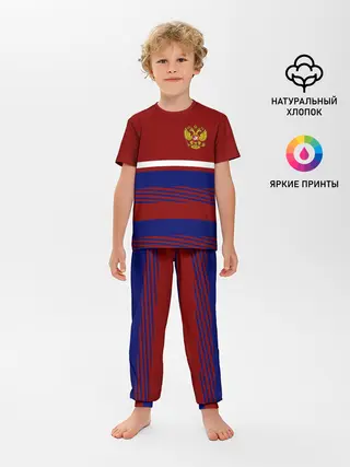 Детская пижама с брюками / Герб РФ