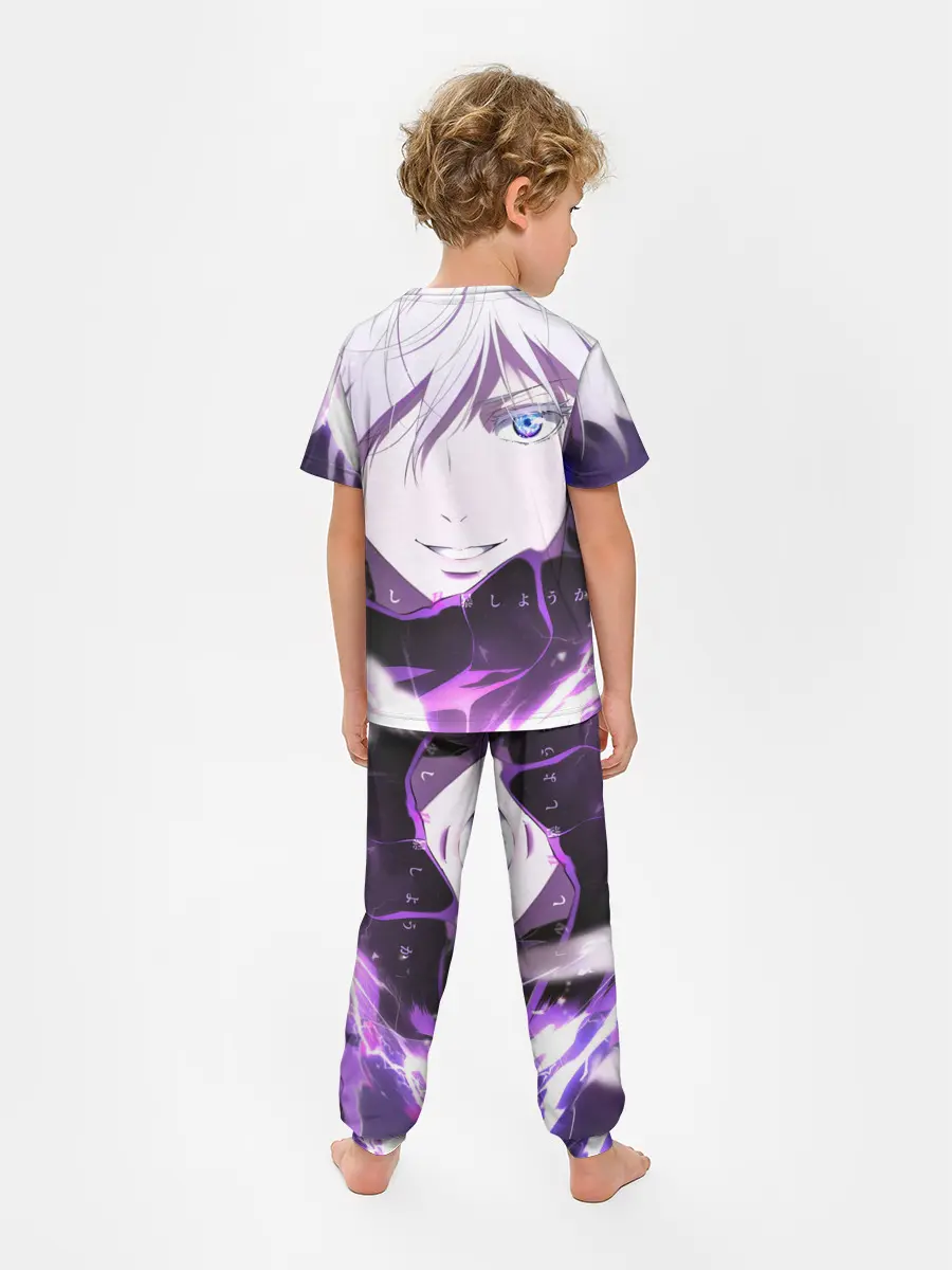 Детская пижама с брюками / Сатору Гото кастует заклинание