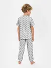 Детская пижама с брюками / Сэр Троглодит - Паттерн, серый