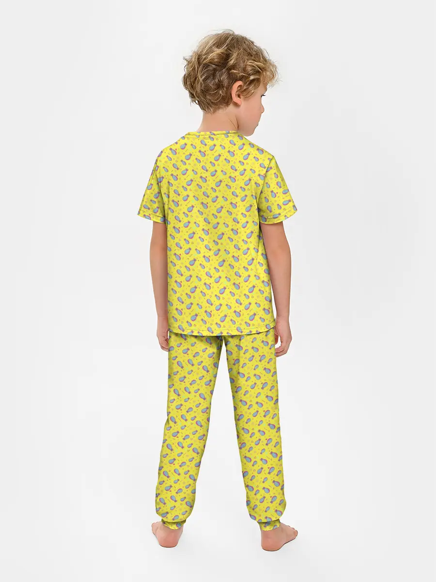 Детская пижама с брюками / Pineapple Pattern