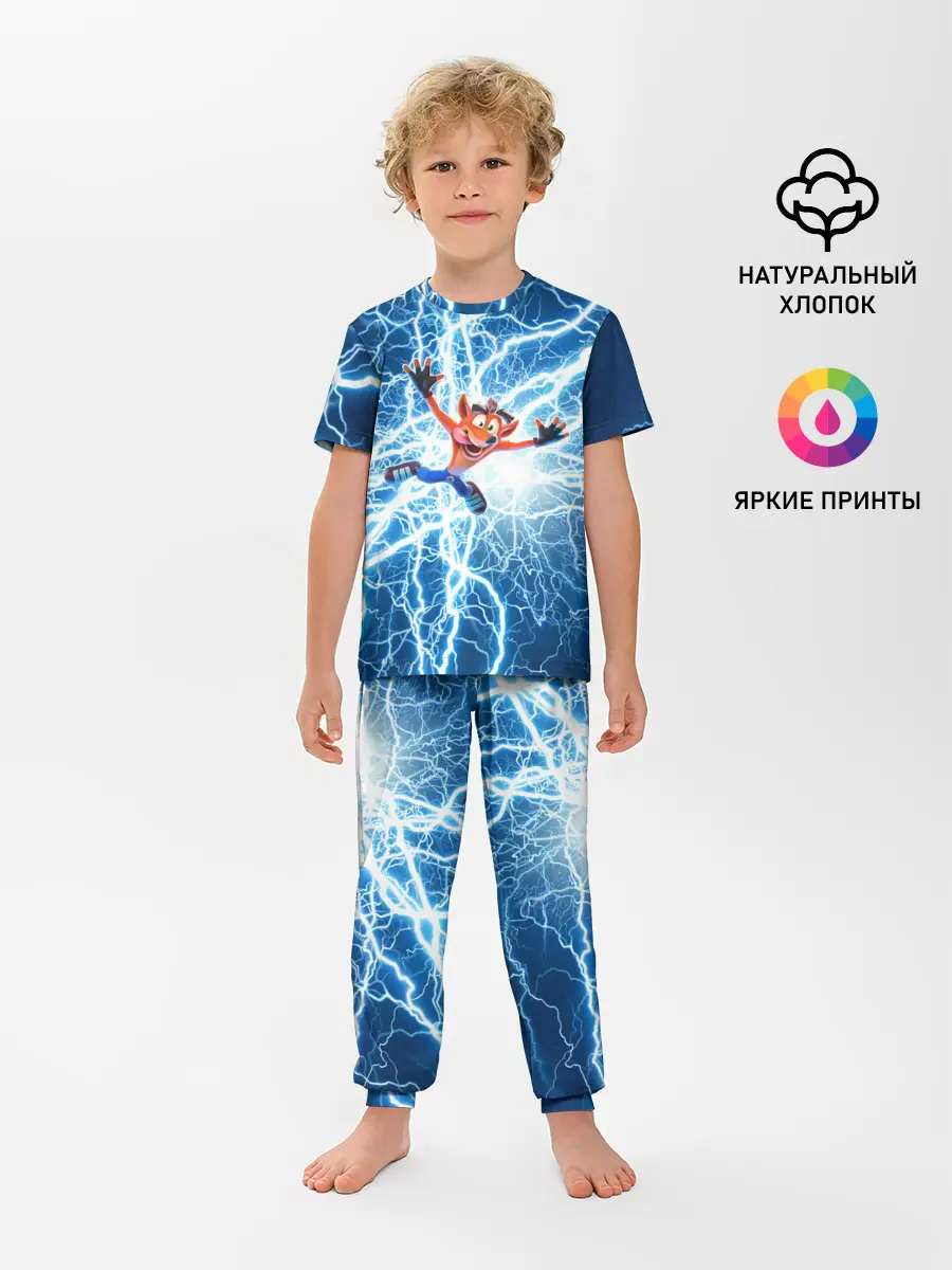 Детская пижама с брюками / Crash Bandicoot