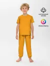 Детская пижама с брюками / Цвет Шафран