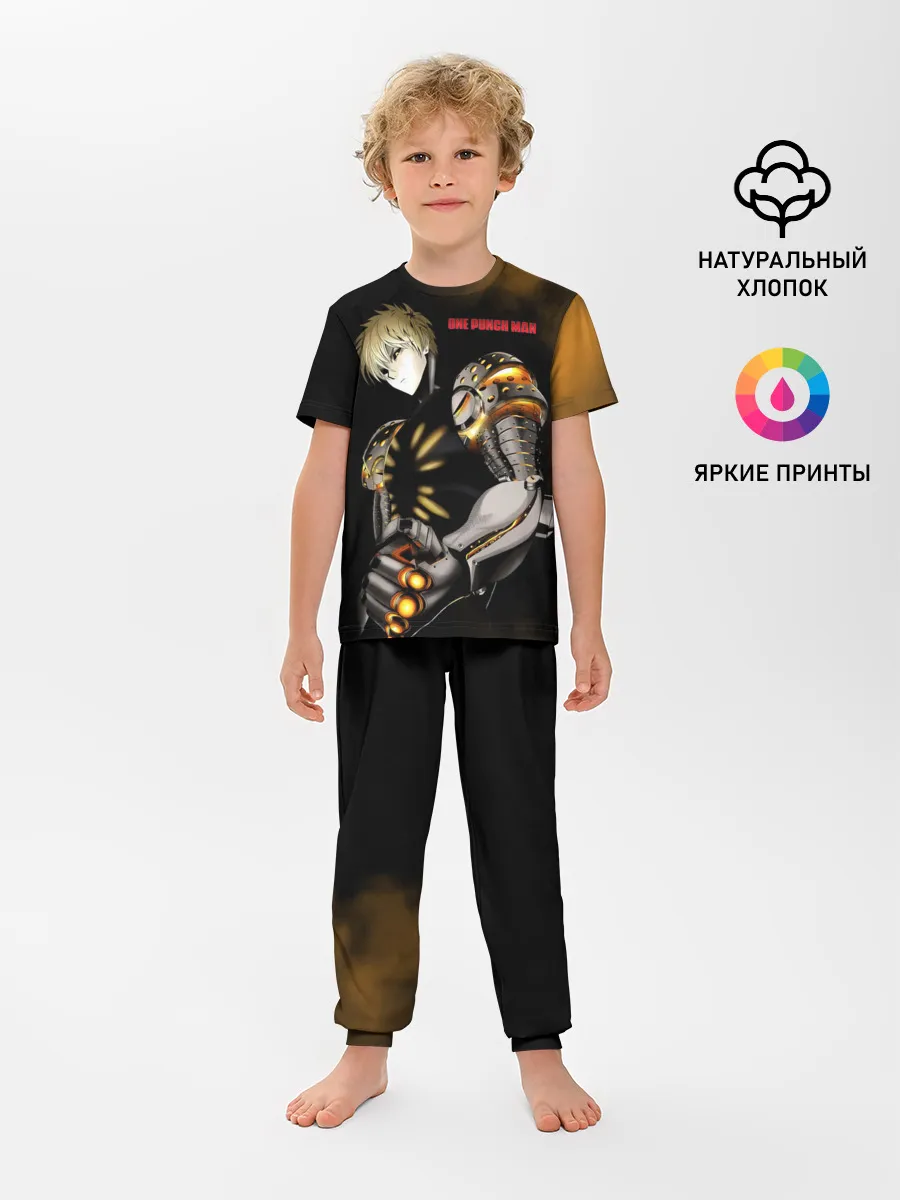 Детская пижама с брюками / Стальной Генос One Punch-Man