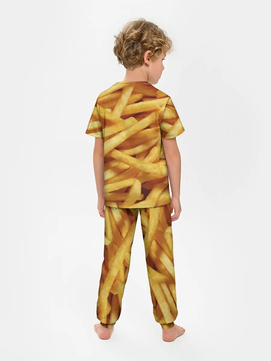 Детская пижама с брюками / Картошка фри