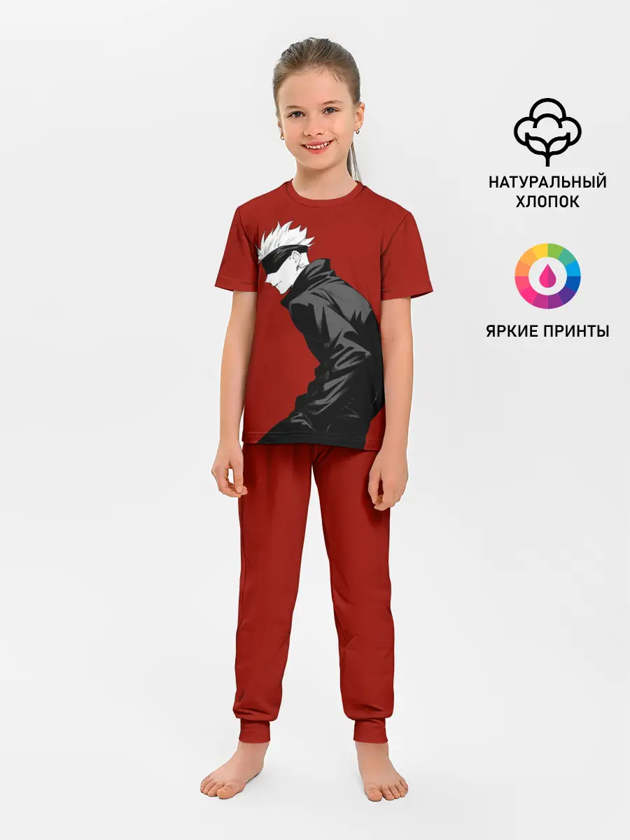 Детская пижама с брюками / Годжо Магическая Битва