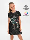 Детское платье / Космонавт На Скейтборде