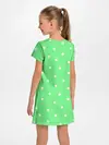Детское платье / Горошек на зеленом