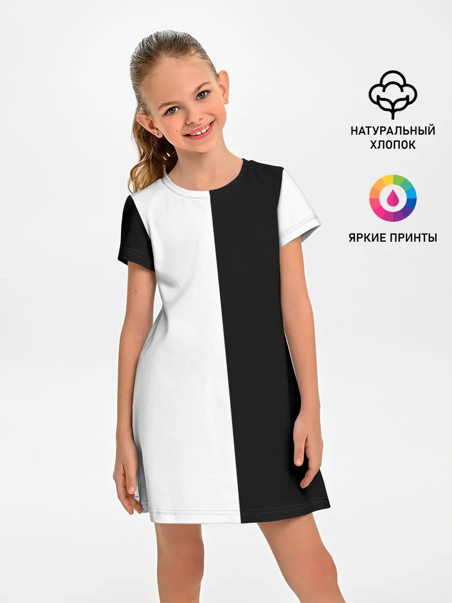 Детское платье / ПРОСТО ЧЁРНО-БЕЛЫЙ | Black and White