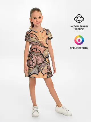 Детское платье / дудл узоры