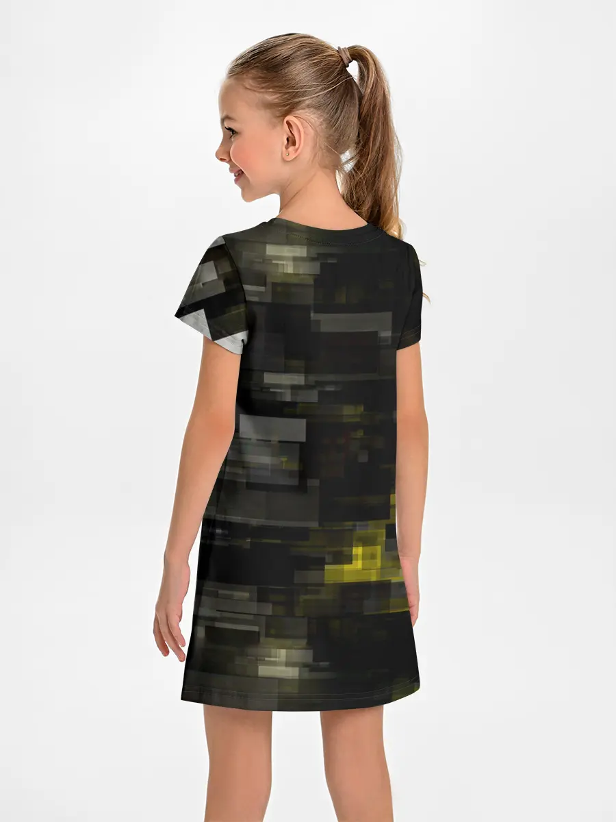 Детское платье / MILITECH камуфляж Cyberpunk 2077