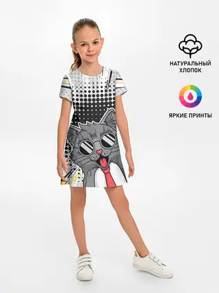 Детское платье / Кот