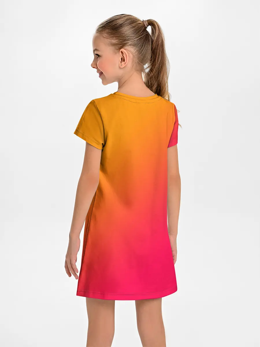 Детское платье / ГРАДИЕНТ И НИЧЕГО ЛИШНЕГО