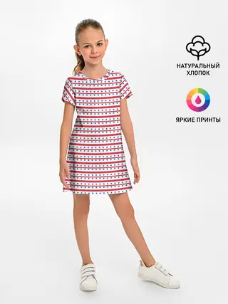 Детское платье / Звезды с полосками