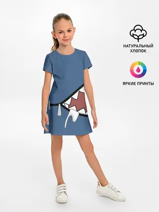 Детское платье / Акула gawr gura