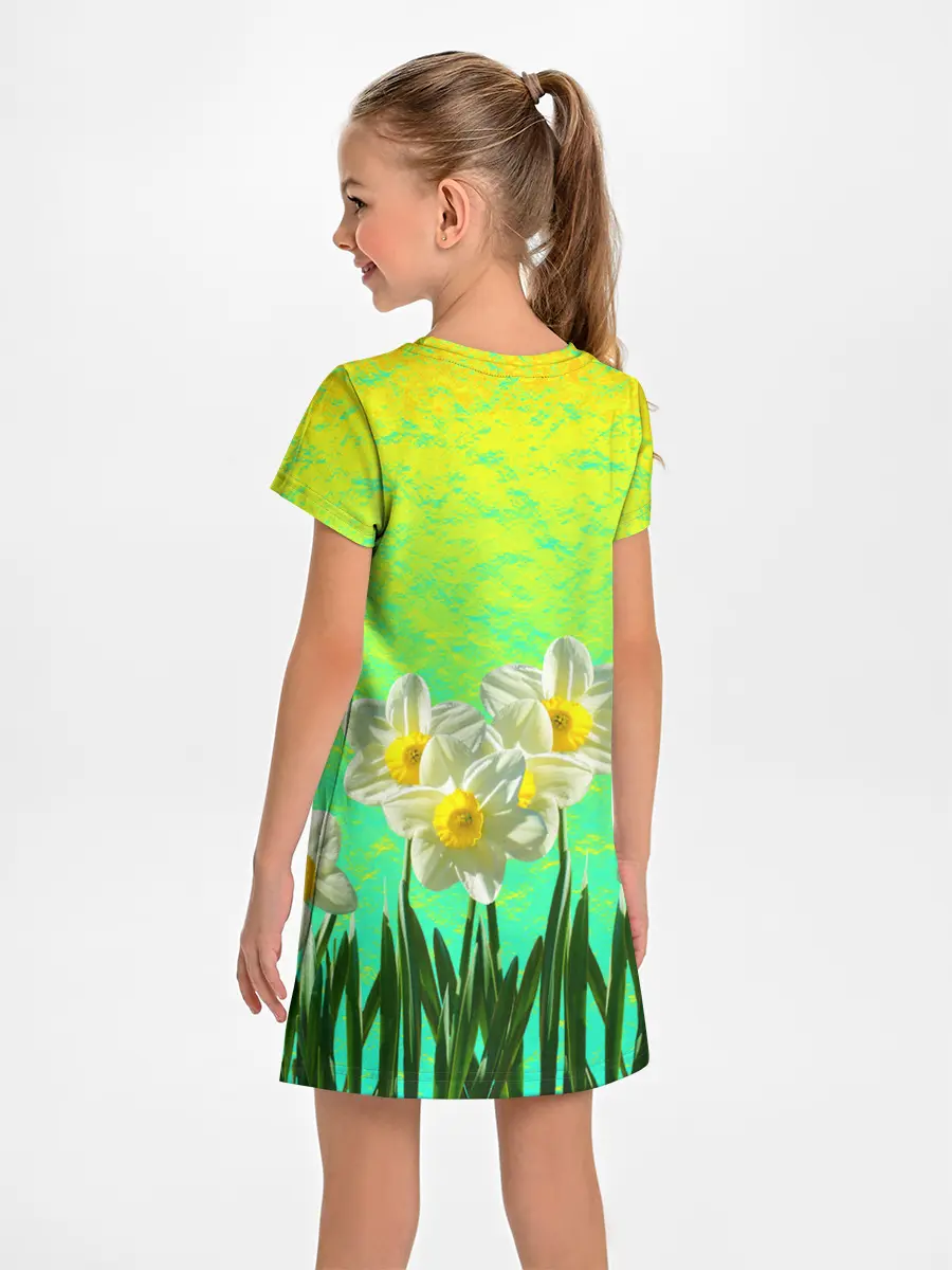Детское платье / Солнечные Нарциссы