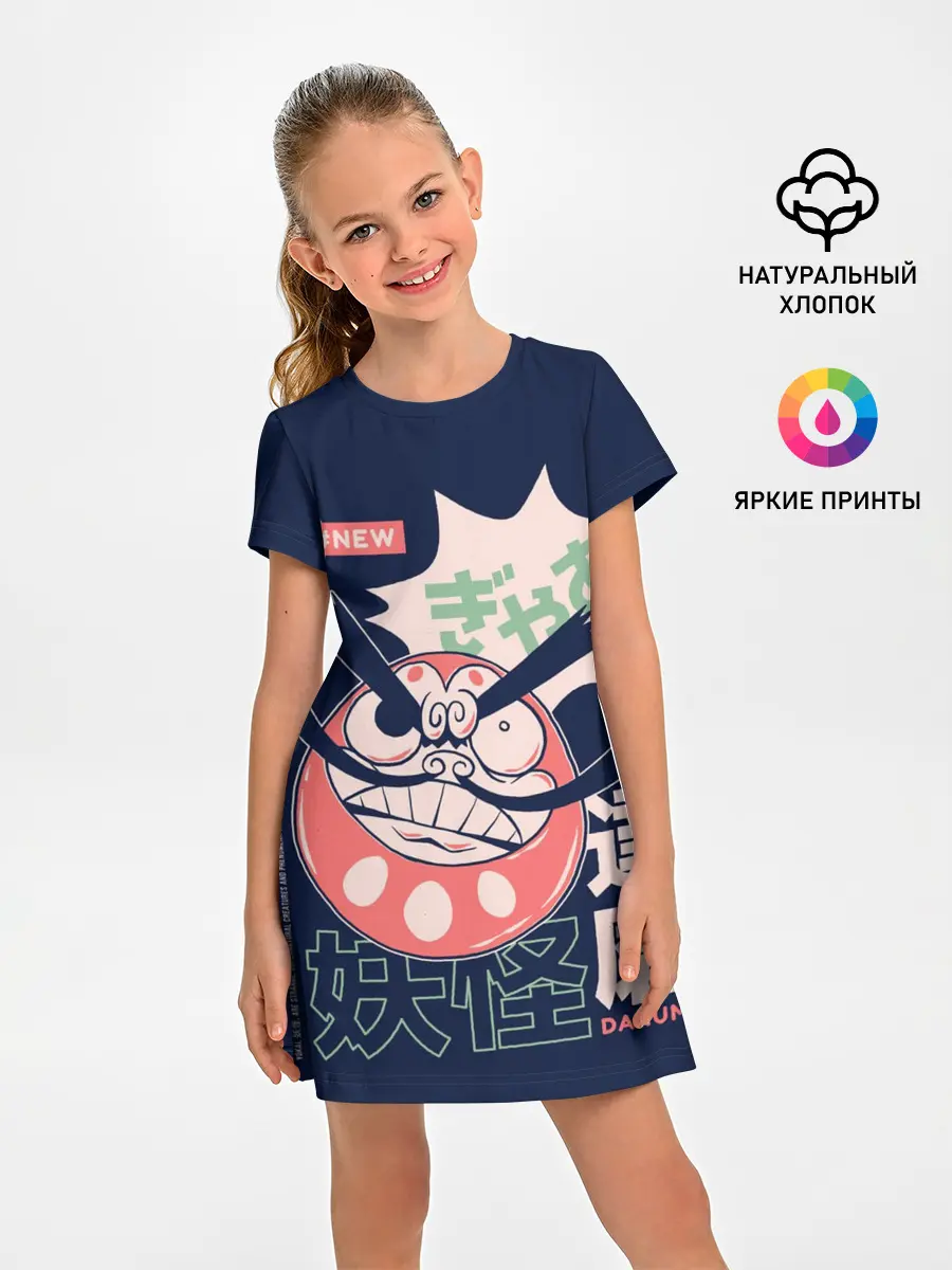Детское платье / Anime Daruma Demon Yokai