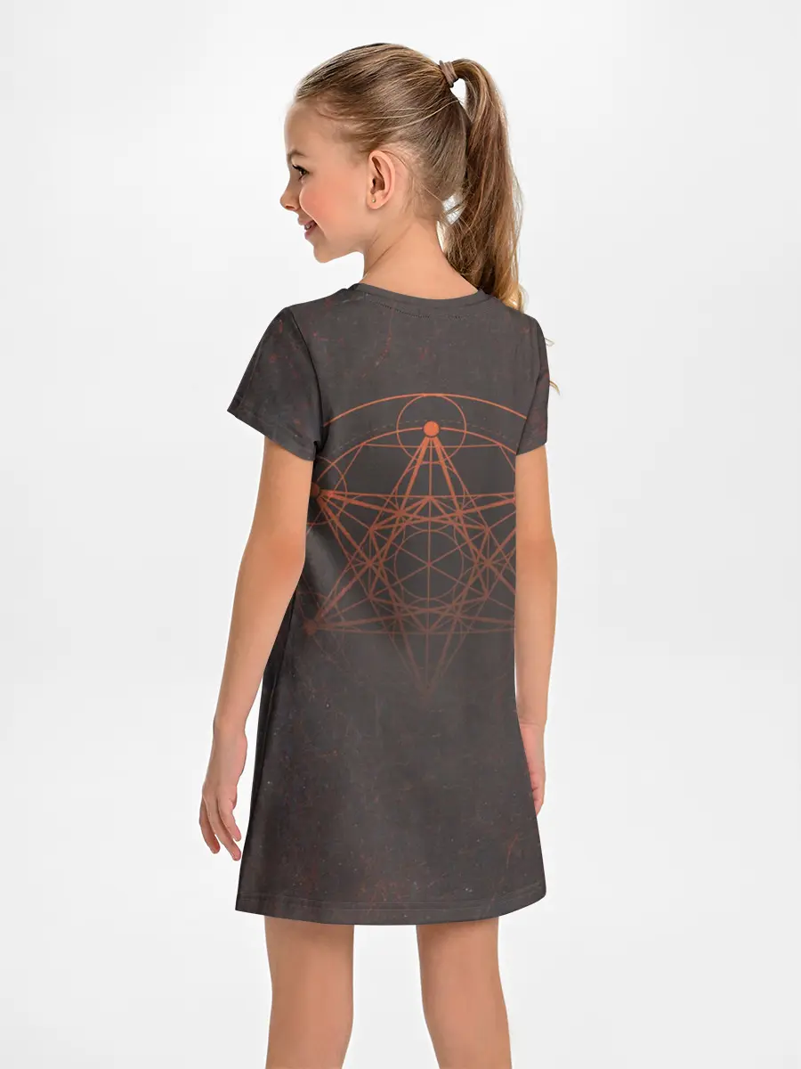 Детское платье / Хаски Геометрия