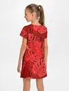Детское платье / Тропические листья Монстера