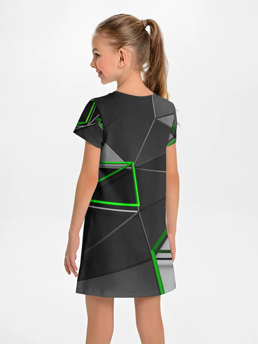 Детское платье / 3D полигон