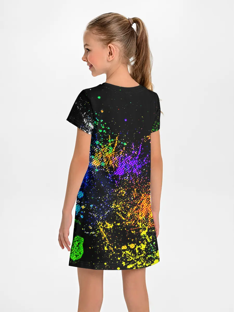 Детское платье / БРЫЗКИ КРАСОК