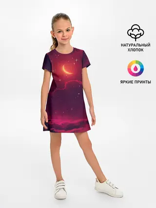 Детское платье / СКАЗОЧНАЯ НОЧЬ 2 КРАСНЫЙ