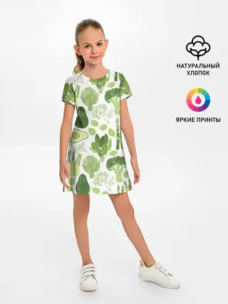Детское платье / овощи