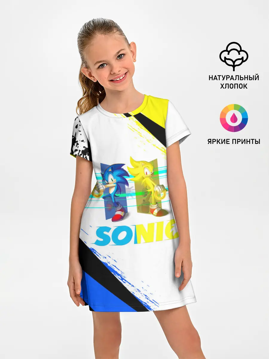 Детское платье / СУПЕР СОНИК