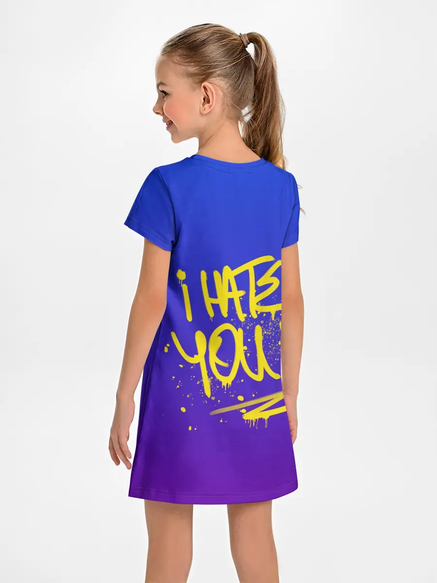 Детское платье / Вандал Арт - СЛАДКИЙ градиент