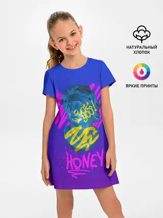Детское платье / Вандал Арт - СЛАДКИЙ градиент